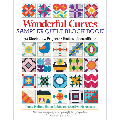 BOOK WONDERFUL CURVES SAMPLER QUILT BLOCK BOOK