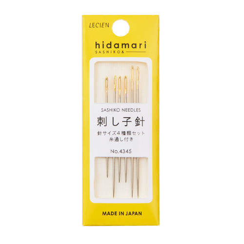 SASHIKO NEEDLE ASST 6ct PK OF 5 EA