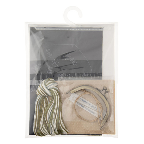 EMB BOTANIQUE PURSE KIT NAVY