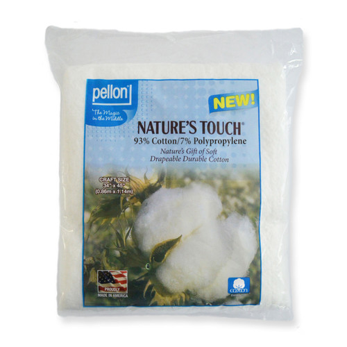 COTTON BLEACHED BATT 34" X 45" CS OF 18 EA