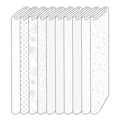 KIMBERBELL BASIC WHITE D R CS 10 PCS (10 YDS EA)
