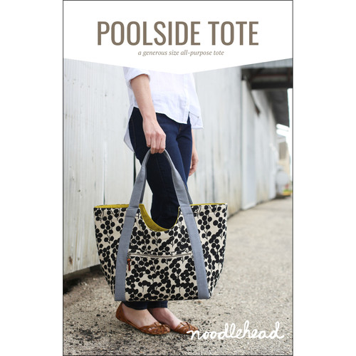 PATTERN POOLSIDE TOTE