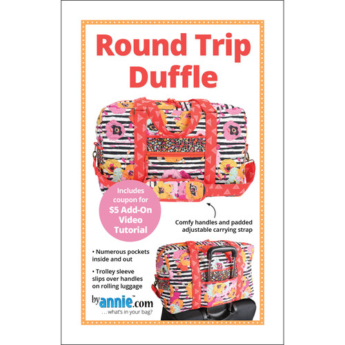 PATTERN ROUND TRIP DUFFLE