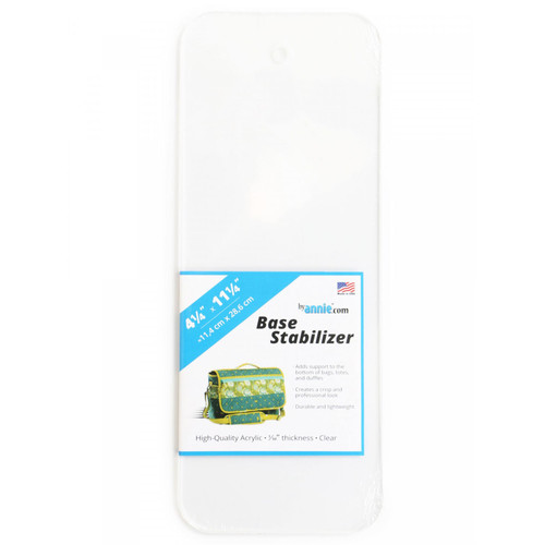 BASE STABILIZER 4.25"x 11.25" (CLEAR ACRYLIC)