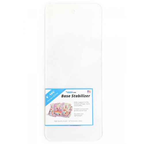 BASE STABILIZER 6"x 14.75" (CLEAR ACRYLIC)