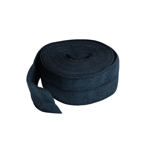 FOLD OVER ELASTIC 2y NAVY .75"