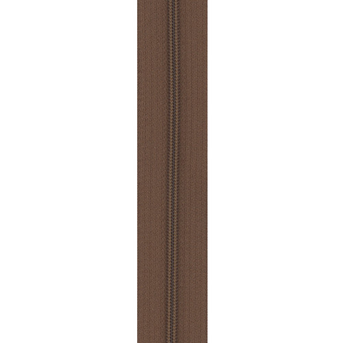 ZIPPER 24" SEAL BROWN SINGLE PULL