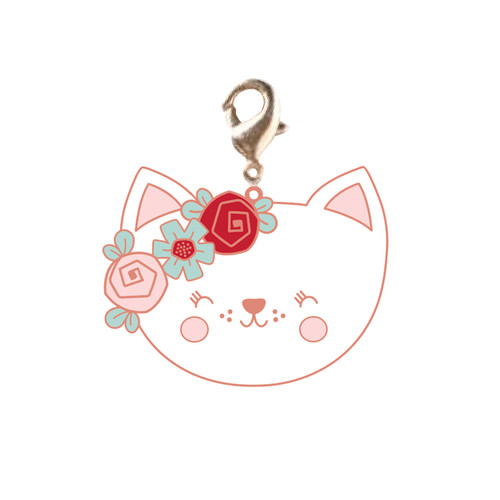 ZIPPER PULL CHARM KITTY