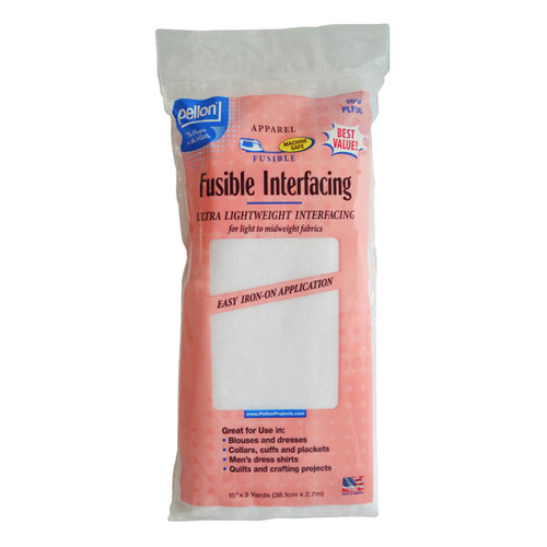 FUSIBLE ULTRA LIGHT 15"x 3YD WHITE PK OF 6 EA