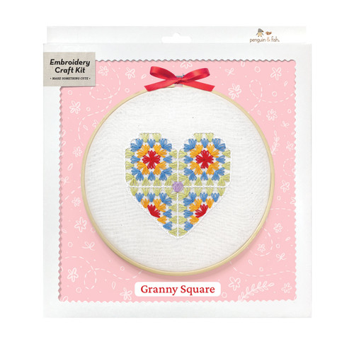 EMBROID KIT GRANNY SQUARE