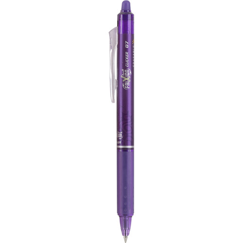 PEN FRIXION CLICK FINE PURPLE BOX OF 12 EA