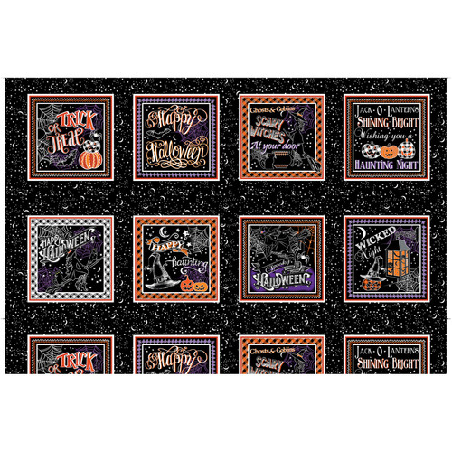 HAPPY HAUNTINGS 14945G 12 PNL GLOW IN THE DARK