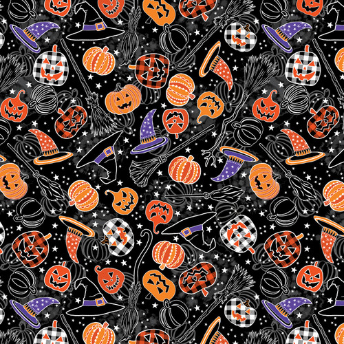 HAPPY HAUNTINGS 14949G 12 GLOW IN THE DARK