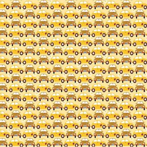 HEY LOVE BUG BG 25136 BEEP BEEP YELLOW