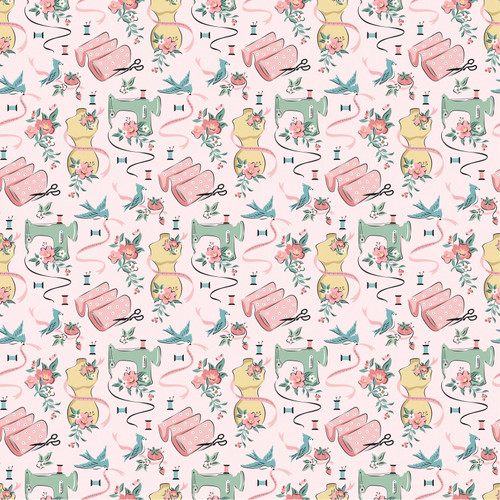 GRANNY'S SEWING ROOM GS 25926 SEWING ROOM PINK