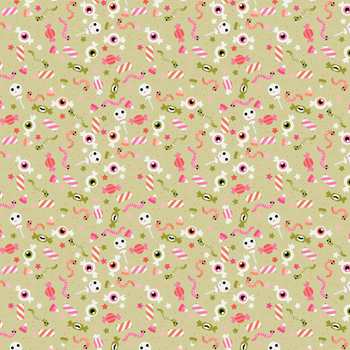 NOT SCARY NT 26515 GOOEY SWEETS GREEN