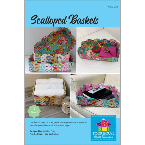 PATTERN SCALLOPED BASKETS