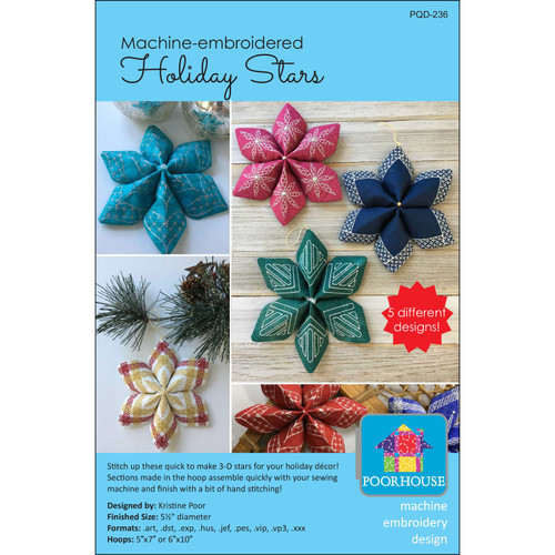 EMBROID CD HOLIDAY STARS