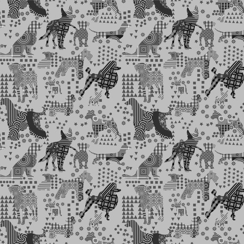 LIFE IS BETTER WITH DOG 10390 GREY