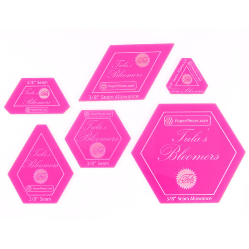 TEMPLATE SET TULA BLOOM 6ct ACRYLIC