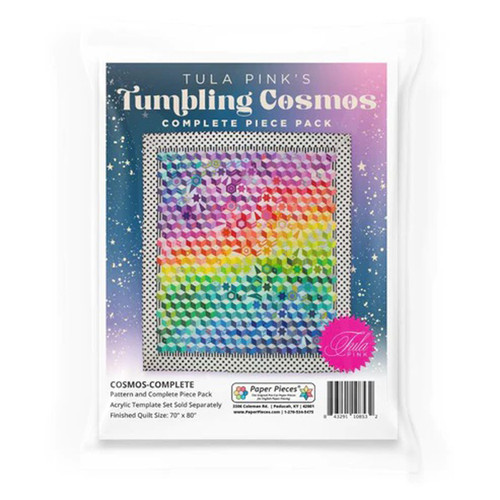 PATTERN & EPP PACK TULA PINK TUMBLING COSMOS