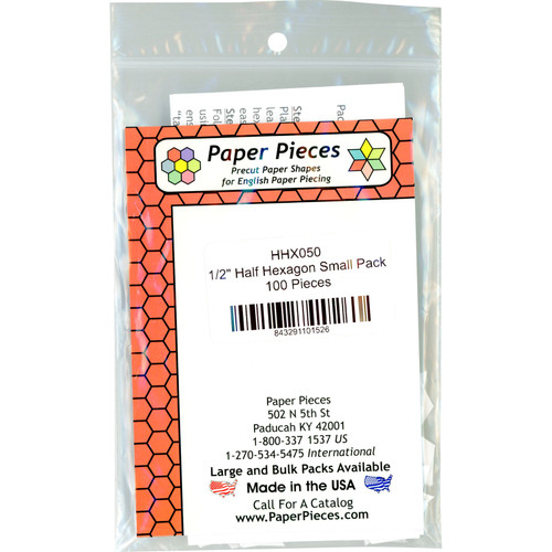 EPP PACK HALF HEX .5" 100ct