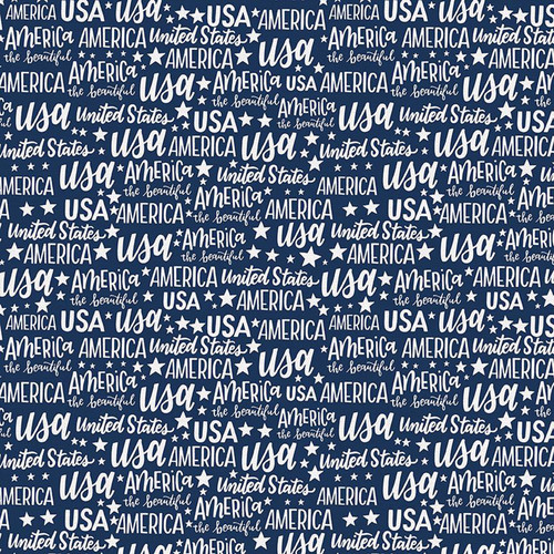 AMERICAN PATCHWORK 120 22201 WHITE/BLUE