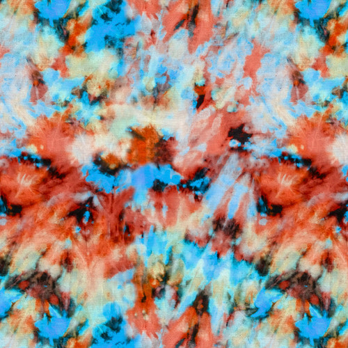 ICE DYE 120 22249 ORANGE/BLUE
