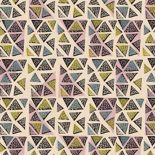 NEW ABSTRACTS 120 22670 CREAM/BLUE/YELLOW