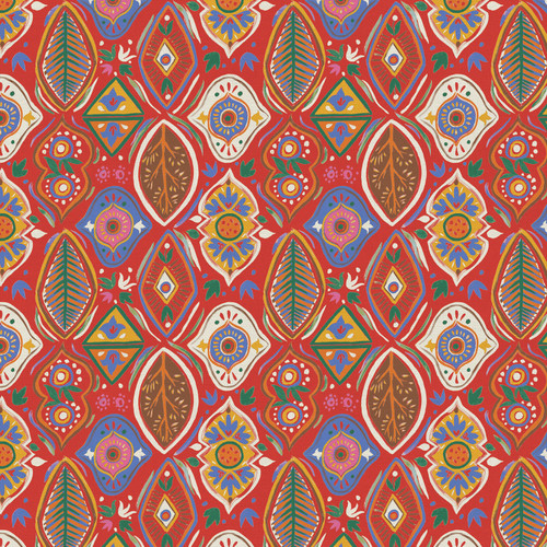 WOODLAND CREATURES 120 22911 RED/ORANGE
