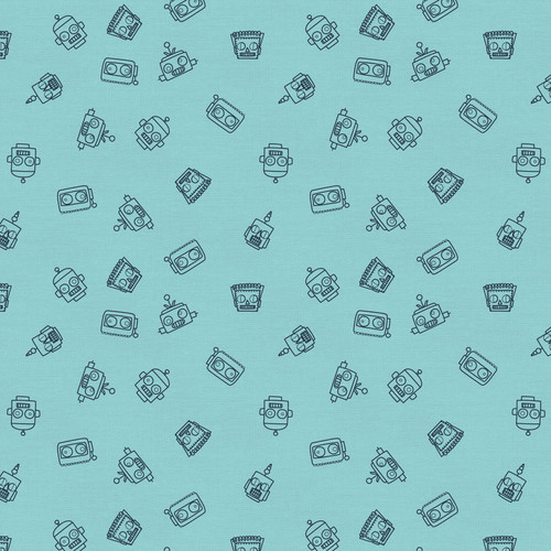 ROBOTS IN ORBIT 120 23816 LT BLUE