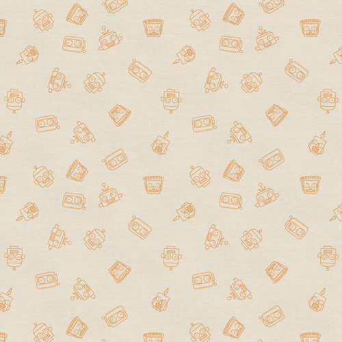 ROBOTS IN ORBIT 120 23818 CREAM/GOLD