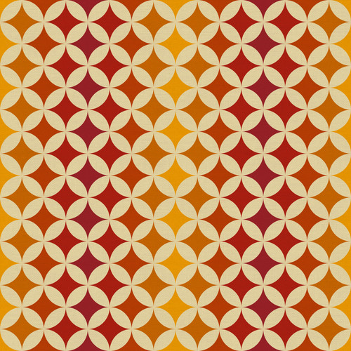 RETRO GEOS 120 24078 RED/YELLOW