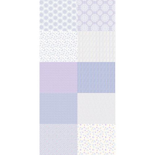 FAT QTR ARCHITECTURE HEAVEN PURPLE (10) PK OF 5 EA