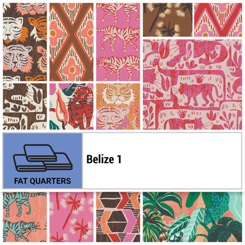 FAT QTR BELIZE COTTON 1 (14) PK OF 5 EA