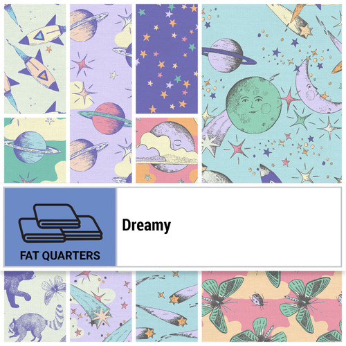 FAT QTR DREAMY (14) PK OF 5 EA