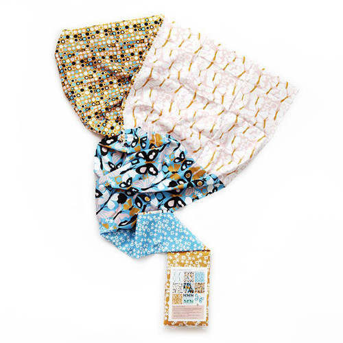 FAT QTR FLUTTER BLUE (8) PK OF 5 EA