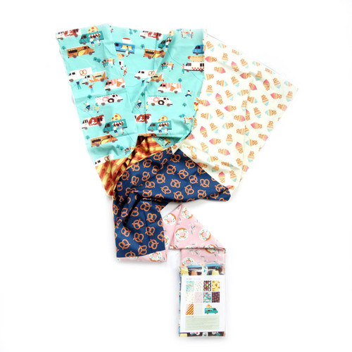 FAT QTR FOOD TRUCKS (10) PK OF 5 EA