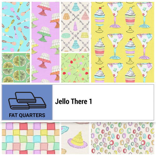 FAT QTR JELLO THERE 1 (12) PK OF 5 EA