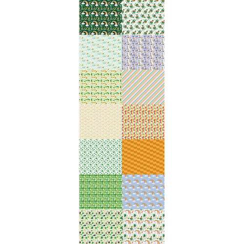 FAT QTR LAND OF LEPRECHAUN (14) PK OF 5 EA