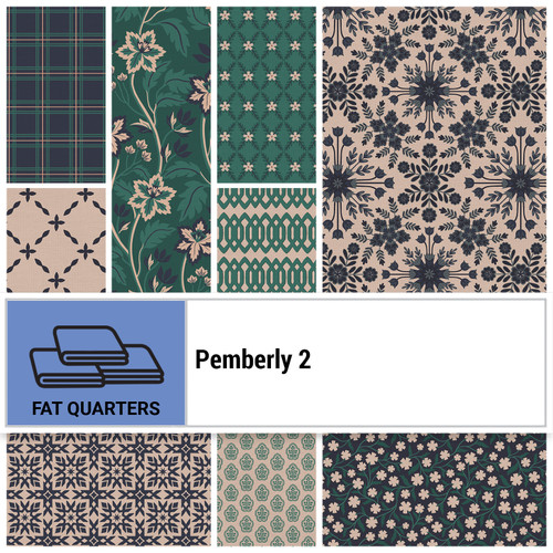 FAT QTR PEMBERLY 2 (10) PK OF 5 EA