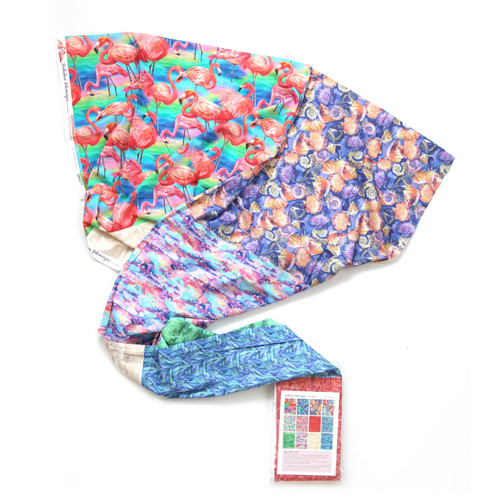 FAT QTR FABULOUS FLAMINGOS (12) PK OF 5 EA