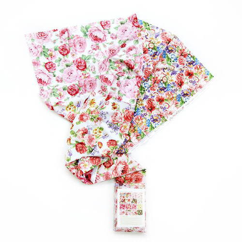 FAT QTR SPRING BOUQUET (16) PK OF 5 EA