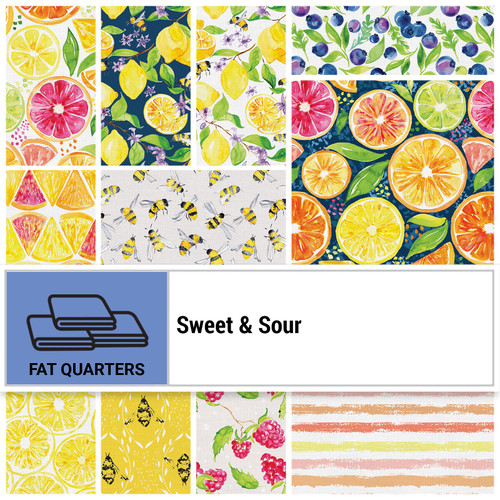 FAT QTR SWEET & SOUR (12) PK OF 5 EA
