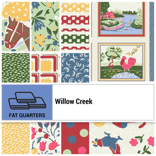 FAT QTR WILLOW CREEK (11) PK OF 5 EA