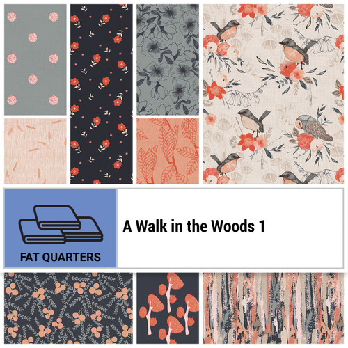 FAT QTR WALK IN THE WOODS 1 (10) PK OF 5 EA