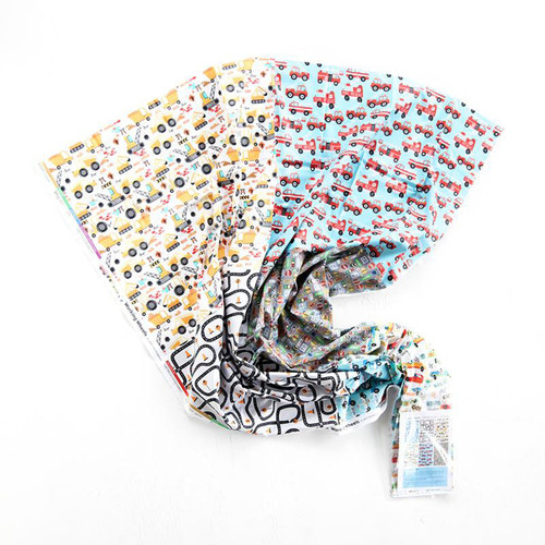 FAT QTR WORKING WHEELS (6) PK OF 5 EA