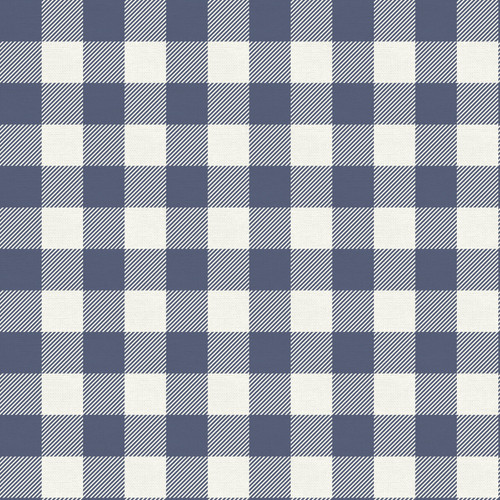 BUFFALO CHECK 350 22025 BLUE GREY DBL GAUZE 50"