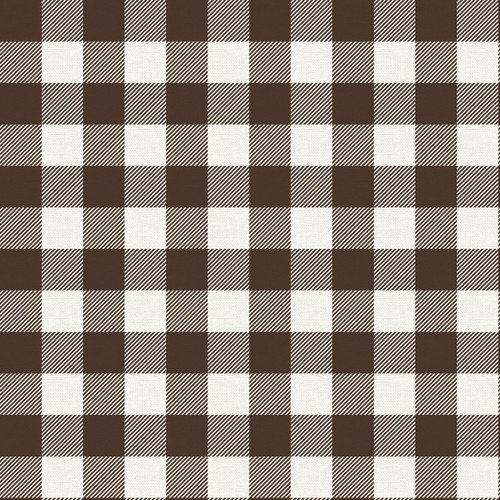 BUFFALO CHECK 350 22028 BROWN DBL GAUZE 50"