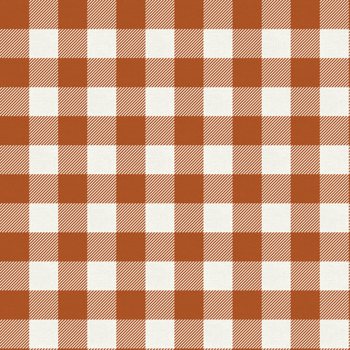 BUFFALO CHECK 350 22045 RUST DBL GAUZE 50"